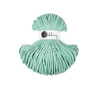 Bobbiny Makramee Baumwoll-Flechtkordel - 5mm x 100m - Vielseitige Makramee-Kordel für Stricken, Weben, DIY-Basteln und Heimdekoration - Hochwertige Bunte Bastelschnur - Jelly Mint