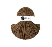 Bobbiny Makramee Baumwoll-Flechtkordel - 5mm x 100m - Vielseitige Makramee-Kordel für Stricken, Weben, DIY-Basteln und Heimdekoration - Hochwertige Bunte Bastelschnur - Nut Brown