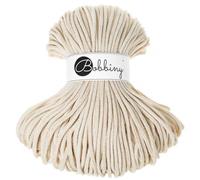 Bobbiny Makramee-Flechtkordel, 5 mm, 100 m, Gold-Natur