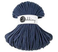 Bobbiny Makramee-Flechtkordel – 5 mm, 100 m – Jeansblau