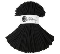 Bobbiny Makramee-Flechtkordel, 5 mm, 100 m, Schwarz