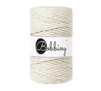 Bobbiny XXL 5 mm einlagige Makramee-Schnur (Natur) 100 m