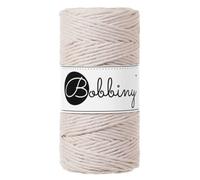 Bobbiny Makramee-Schnur, 3 mm, einlagig, 100 % recycelte Baumwolle, 100 m