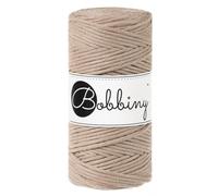 Bobbiny Makramee-Schnur, 3 mm, einlagig, Sandfarben, 100 m