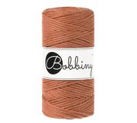 Bobbiny Makramee-Schnur, 3 mm, einlagig, Terrakotta, 100 m