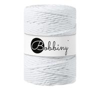 Bobbiny Makramee-Schnur, 5 mm, einlagig, 100 m, Weiß