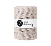 Bobbiny Makramee-Schnur, XXL, 5 mm, 3-lagig, Nude, 100 m