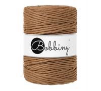 Bobbiny Makramee-Schnur, XXL, 5 mm, einlagig, 100 m, Farbe:Caramel