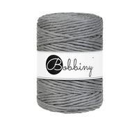 Bobbiny Makramee-Schnur, XXL, 5 mm, einlagig, 100 m, Farbe:Stone Grey