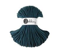 Bobbiny Oeko-Tex Kordel 5mm x 100 Meter für Makramee und Basteln in Peacock Blue