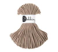 Bobbiny Oeko-Tex Kordel 5mm x 100 Meter für Makramee und Basteln in Sand