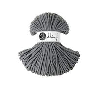 Bobbiny Oeko-Tex Kordel 5mm x 100 Meter für Makramee und Basteln in Steel