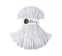Bobbiny Oeko-Tex Kordel 5mm x 100 Meter für Makramee und Basteln in White
