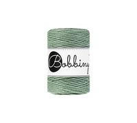 Bobbiny Oeko-Tex Premium Makramee Garn aus ökologischer Baumwolle 1,5 mm x 100 m (Eucalyptus Green)