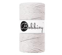 Bobbiny Oeko-Tex Premium Makramee Garn aus ökologischer Baumwolle 3 mm x 100 m (Moonlight)