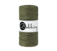 Bobbiny Oeko-Tex Premium Makramee Garn aus ökologischer Baumwolle in Avocado 3 mm x 100 m
