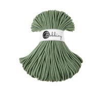 Bobbiny Premium 5 mm geflochtene Makramee-Kordel, Eukalyptusgr n, 108 Yards/330 Fu , 100 % recycelte Baumwolle
