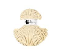 Bobbiny Premium Baumwoll-Flechtschnur - 5mm x 100m - Vielseitige Makramee-Kordel für Stricken, Weben, DIY-Basteln und Heimdekoration - Hochwertige Bunte Bastelschnur - Butter Yellow