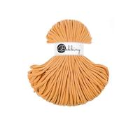 Bobbiny Premium Baumwoll-Flechtschnur - 5mm x 100m - Vielseitige Makramee-Kordel für Stricken, Weben, DIY-Basteln und Heimdekoration - Hochwertige Bunte Bastelschnur - Orange