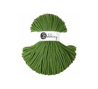 Bobbiny Premium Baumwoll-Flechtschnur - 5mm x 100m - Vielseitige Makramee-Kordel für Stricken, Weben, DIY-Basteln und Heimdekoration - Hochwertige Bunte Bastelschnur - Moss Green