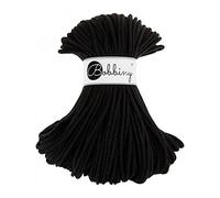 Bobbiny Premium Cords 5 mm - Rope-Garn 100 m 100% Baumwolle (Black)