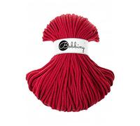 Bobbiny Premium Cords 5 mm - Rope-Garn 100 m 100% Baumwolle (Classic Red)