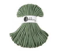 Bobbiny Premium Cords 5 mm - Rope-Garn 100 m 100% Baumwolle (Eucalyptus Green)