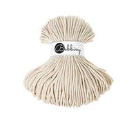 Bobbiny Premium Cords 5 mm - Rope-Garn 100 m 100% Baumwolle (Golden Natural)