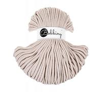 Bobbiny Premium Cords 5 mm - Rope-Garn 100 m 100% Baumwolle (Nude)