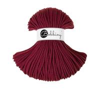 Bobbiny Premium Cords 5 mm - Rope-Garn 100 m 100% Baumwolle (Wine Red)