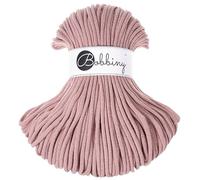 Bobbiny Premium Makramee-Schnur, geflochten, 5 mm, 50 m, Rosé