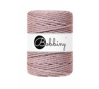 Bobbiny XXL 5 mm 3-lagige Makramee-Kordel (malve) 100 m