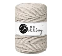 Bobbiny XXL Makramee-Schnur, 5 mm, einlagig, 100% recycelte Baumwolle, Farbe:Leopard