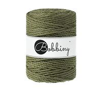 Bobbiny XXL Makramee-Schnur (Avocado), 3-lagig, 5 mm, 100 m