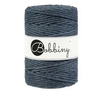 Bobbiny XXL Makramee-Schnur, einlagig, 5 mm, anthrazit, 100 m