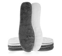 Bobelle Wear 2 Paar Lammwolle Einlegesohlen für Herren Damen,Winter Wärmesohlen Weich Dicke Flauschige Schafwolle Thermosohlen Schuheinlagen (Multicolor02, 40)