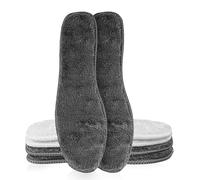 Bobelle Wear 2 Paar Lammwolle Einlegesohlen für Herren Damen,Winter Wärmesohlen Weich Dicke Flauschige Schafwolle Thermosohlen Schuheinlagen (Multicolor01, 44)