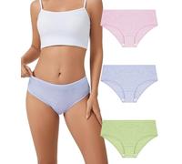 Bobelle Wear Merinowolle Unterwäsche Damen, Atmungsaktiv Merino Unterhosen Bequeme Slips Weich Frauen Panties Stretch 3er Pack (Multicolor01, M)