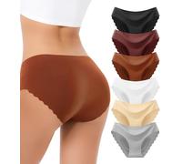 Bobelle Wear Unterhosen Damen 6er Pack,Seamless Unterwäsche Frauen Nahtlose Slips Damen Stretch Hipster Panties Atmungsaktiv(S-XL) (DE/NL/SE/PL, Alphanumerisch, XL, Regular, Regular, Multicolor01)