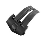 BoBoHome Gebürstete Feste Edelstahl Ersatzuhr Verschluss Stoßfeste Metalluhr Verlängerung Schnalle für TAAG HEUEUR CARERA AQURACER-Schwarz 18mm