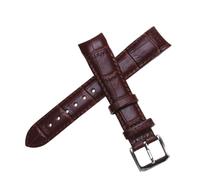 BoBoHome Handgefertigtes Echtes Leder Armband Schweißfest Griffig Flexibles Uhrenarmband für Tissot 1853 COUTURIER T035-Braun 18mm