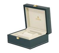 BoBoHome Klassische Grüne Hölzerne Premium Leder Uhr Koffer Filz Gefüttert und Umweltfreundliche Reise für Uhrensortierung für Rolex Sea Dweller