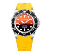 Bobroff Tabarca BF0004-BFSTA Diver Professionelle Herren-Armbanduhr, automatisch, 1000 m, Orange, 44 mm, Heliumventil