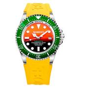 Bobroff Tabarca BF0004bv-BFSTA Diver Professionelle Herrenuhr, automatisch, 1000 m, Orange, 44 mm, Heliumventil