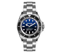 Bobroff Tabarca - Professionelle automatische Taucheruhr für Herren, 1000 m, Blau, 44MM, Heliumventil BF003