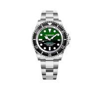Bobroff Tabarca - Professionelle automatische Taucheruhr für Herren, 1000 m, Grün, 44MM, Heliumventil BF002