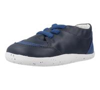 Bobux Xplorer Sport - Erste Schritte - Kinderschuhe aus Leder mit Gummizugöffnung (Navy + Binjau Blue, EU Schuhgrößensystem, Baby, Numerisch, M, 22)
