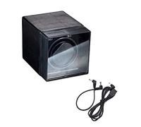 Bobyk Uhrenboxen Uhrenroller, selbstaufziehende mechanische Uhrenbox aus PU-Leder mit geräuschlosem Motor, rechteckige Aufbewahrungstasche für 1 Uhr