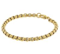 Boccia 03064-02 Unisex-Armband Titan Goldfarben 16 cm