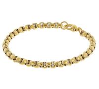 Boccia 03064-02 Unisex-Armband Titan Goldfarben 20 cm